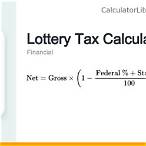after tax lottery calculator